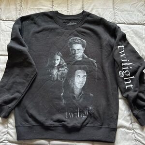 Twilight Black Graphic Sweater